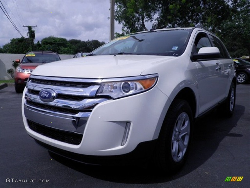 2011 Edge SEL - White Suede / Medium Light Stone photo #11