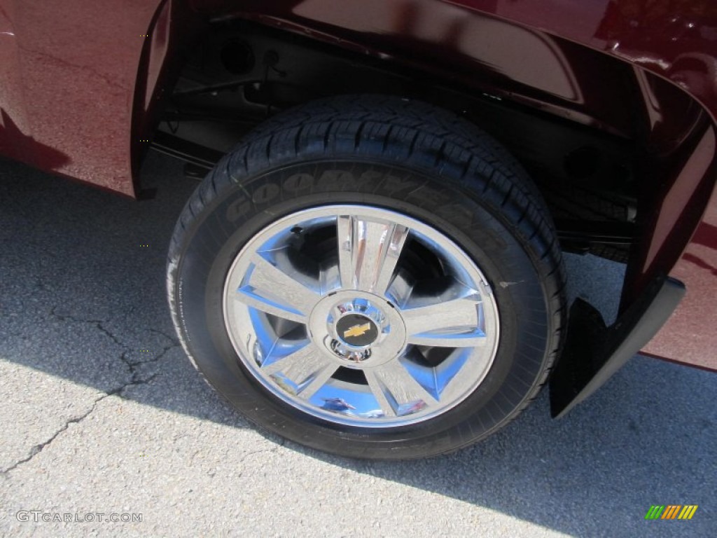 2013 Silverado 1500 LT Extended Cab 4x4 - Deep Ruby Metallic / Ebony photo #3