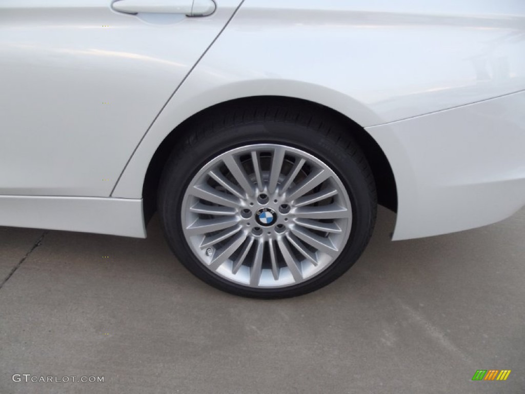 2013 3 Series 328i Sedan - Mineral White Metallic / Saddle Brown photo #15