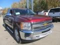 2013 Deep Ruby Metallic Chevrolet Silverado 1500 LT Extended Cab 4x4  photo #9