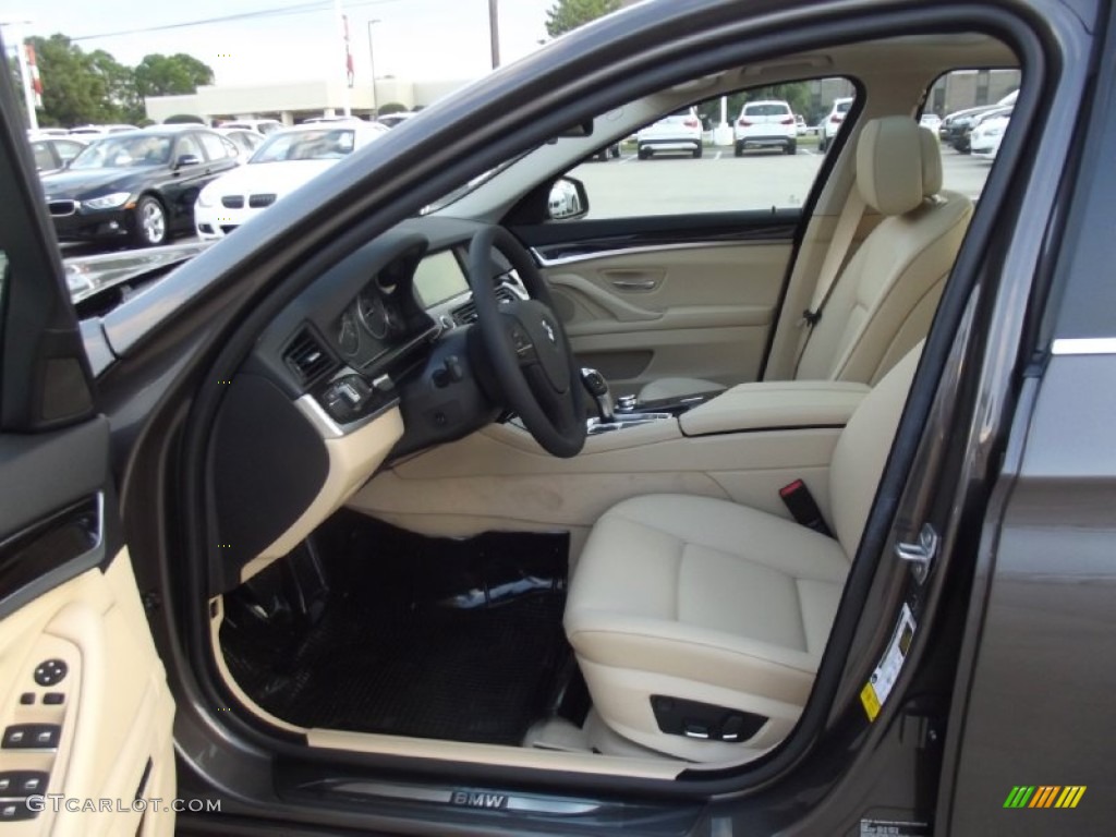 2013 5 Series 528i Sedan - Mojave Metallic / Venetian Beige photo #13