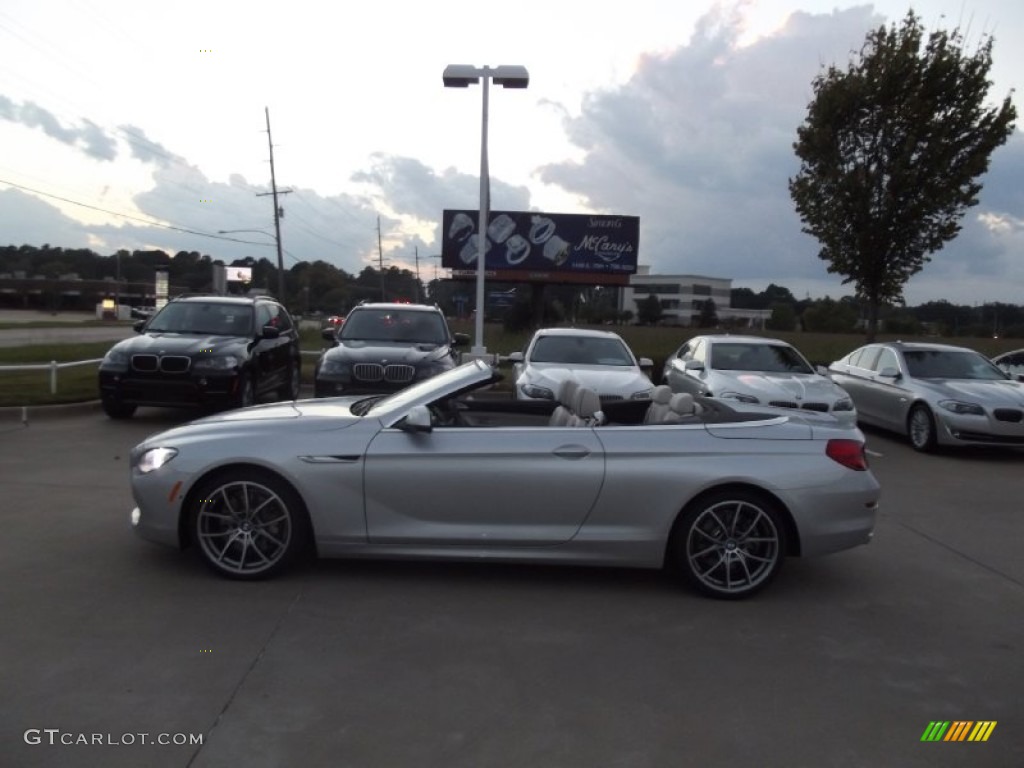 2013 6 Series 650i Convertible - Titanium Silver Metallic / Ivory White photo #5