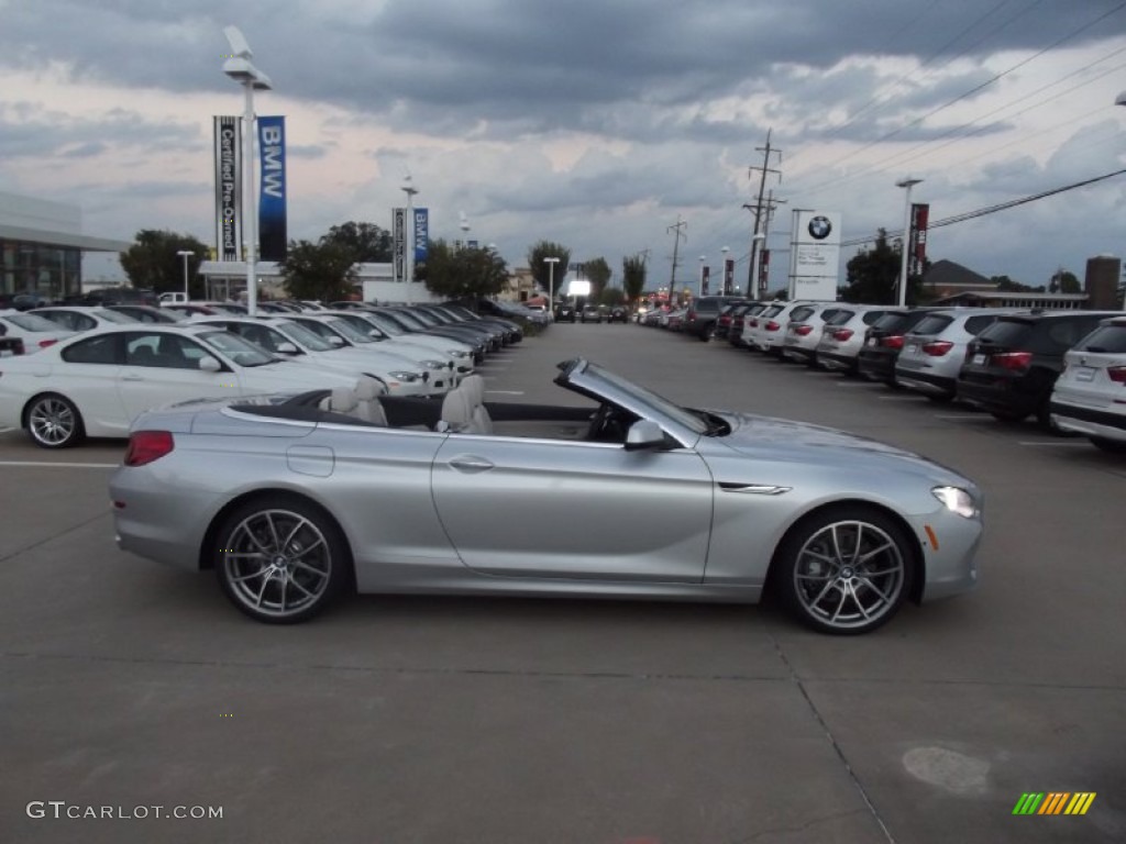2013 6 Series 650i Convertible - Titanium Silver Metallic / Ivory White photo #6