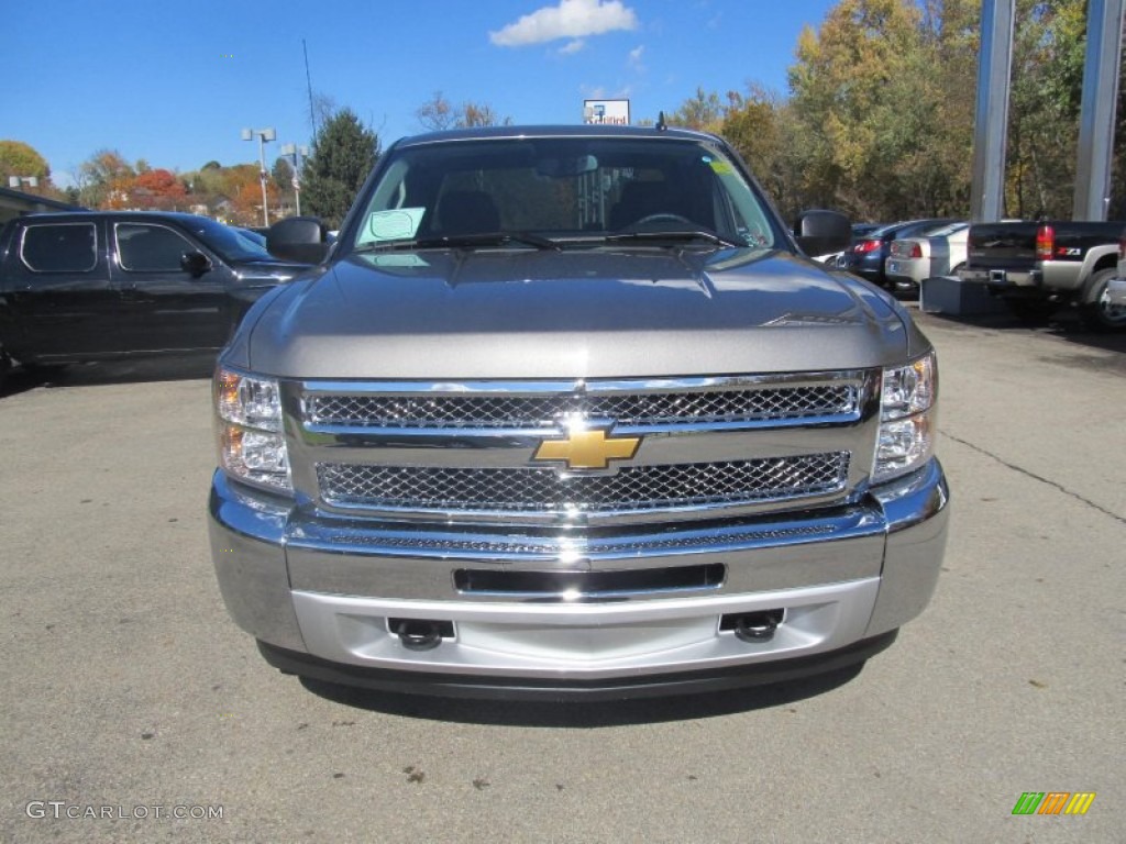 2013 Silverado 1500 LT Extended Cab 4x4 - Graystone Metallic / Ebony photo #9