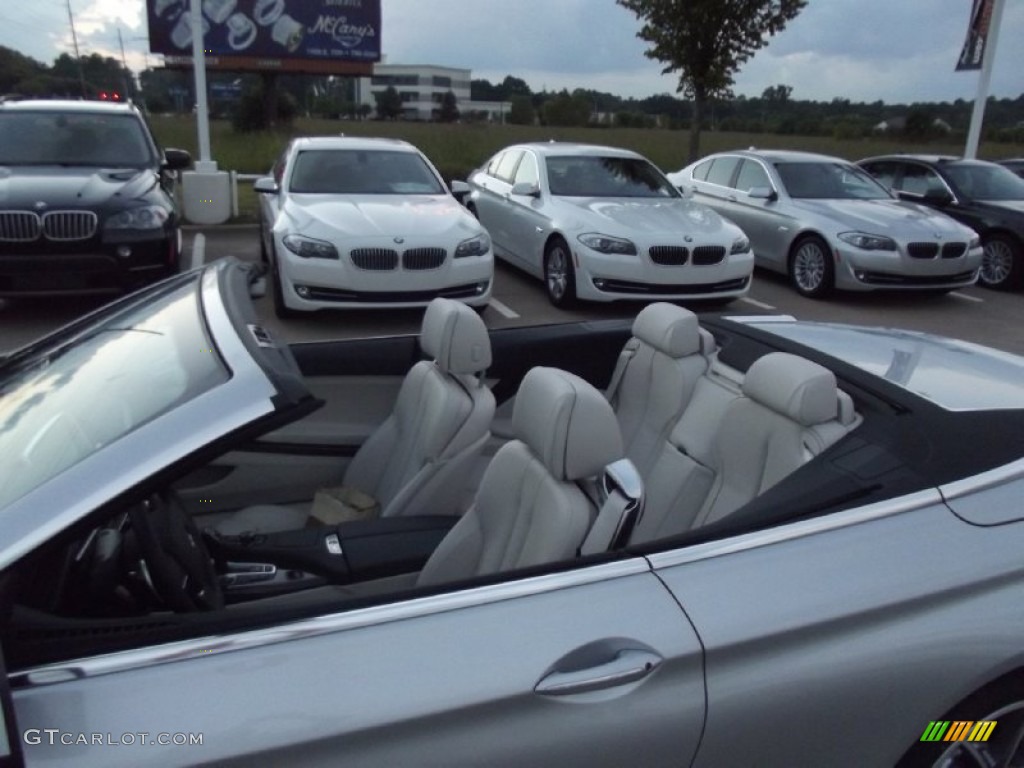 2013 6 Series 650i Convertible - Titanium Silver Metallic / Ivory White photo #14