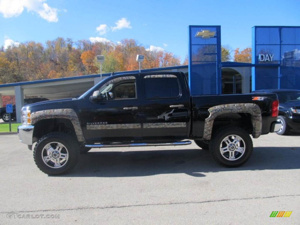 2013 Silverado 1500 LT Crew Cab 4x4 - Black / Ebony photo #2