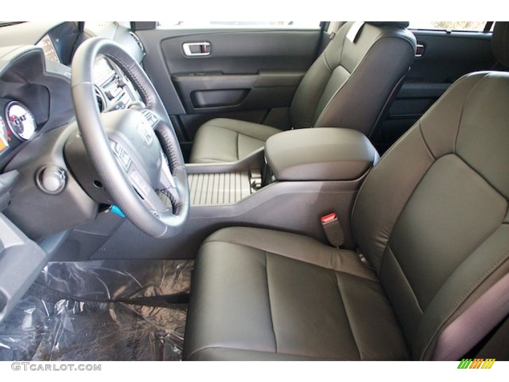 Black Interior 2013 Honda Pilot Touring Photo #72493564