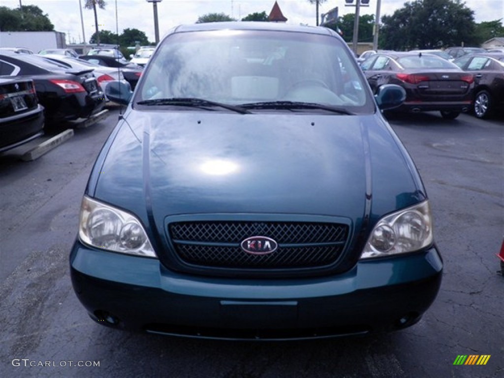 2004 Sedona LX - Dark Green Emerald / Gray photo #5