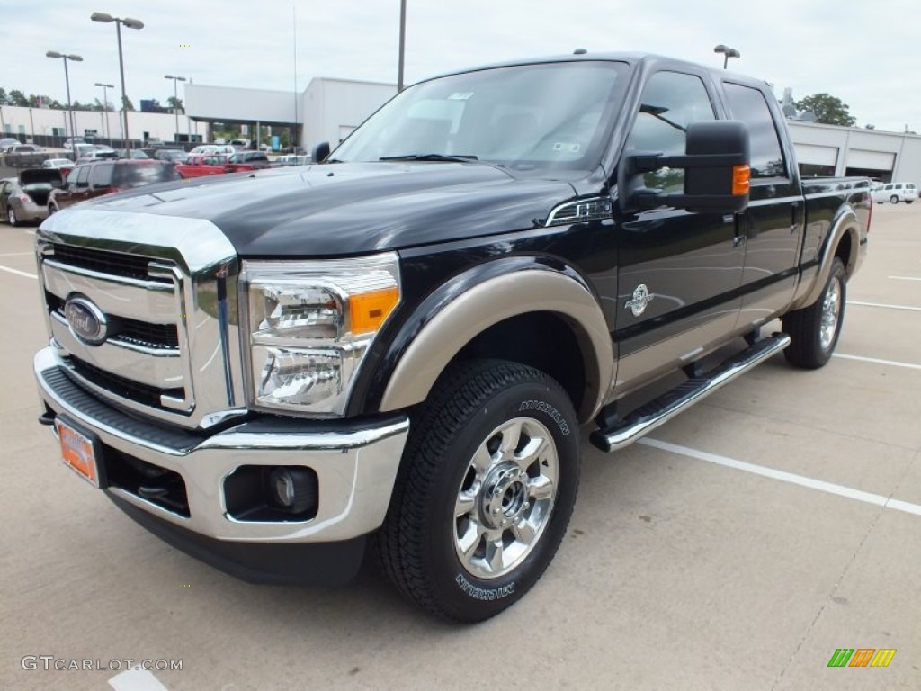 Tuxedo Black Metallic 2012 Ford F250 Super Duty Lariat Crew Cab 4x4 Exterior Photo #72494747