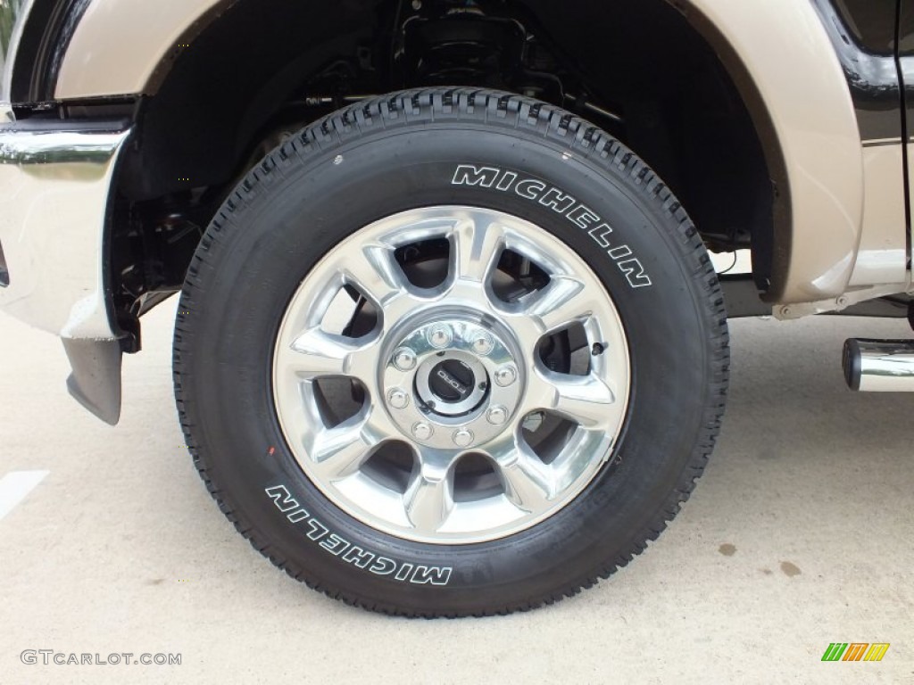 2012 Ford F250 Super Duty Lariat Crew Cab 4x4 Wheel Photo #72495163