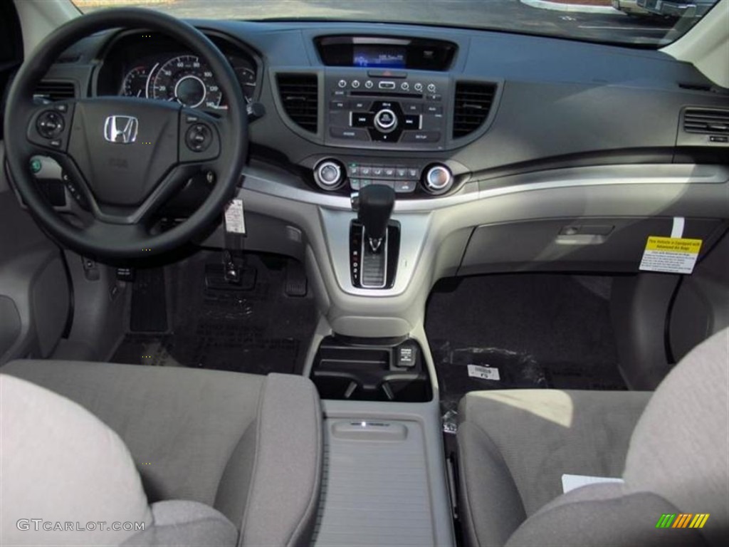 2013 CR-V LX AWD - Polished Metal Metallic / Gray photo #4