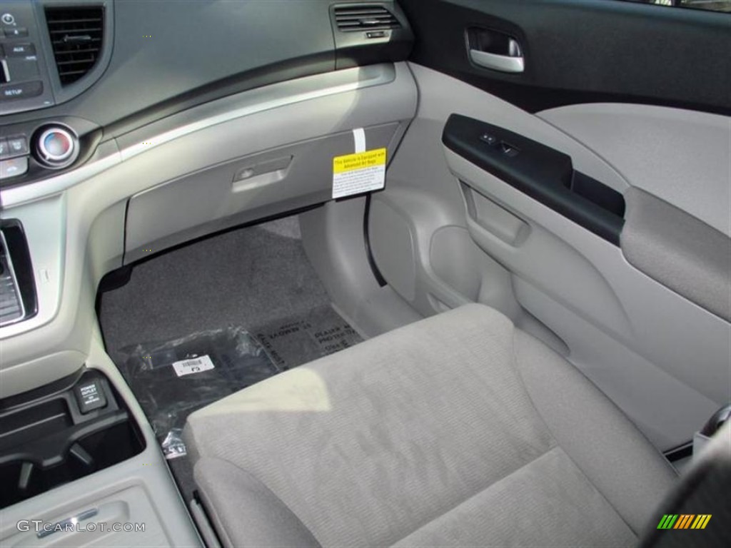 2013 CR-V LX AWD - Polished Metal Metallic / Gray photo #7