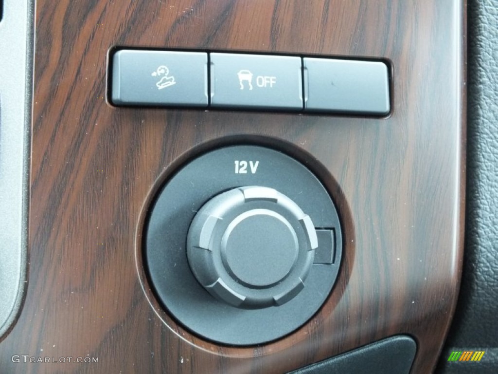 2012 Ford F350 Super Duty Lariat Crew Cab 4x4 Controls Photo #72495643
