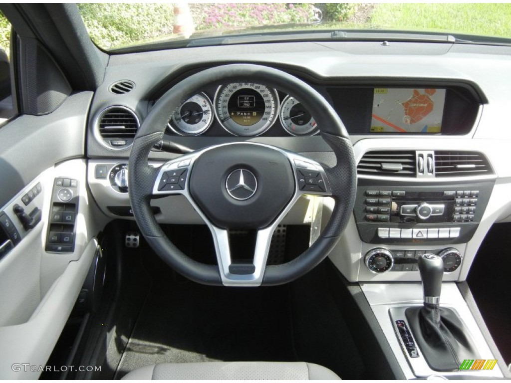 2012 Mercedes-Benz C 250 Luxury Ash Dashboard Photo #72495685