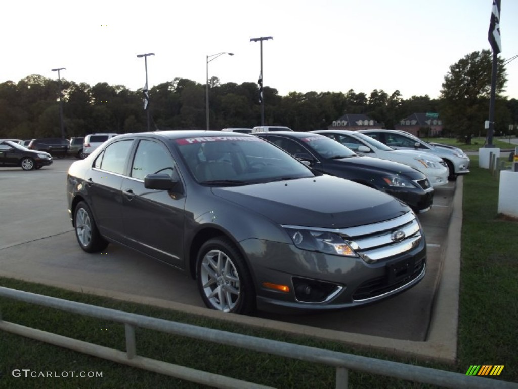 2012 Fusion SEL V6 - Sterling Grey Metallic / Medium Light Stone photo #2