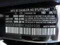  2012 C 250 Luxury Magnetite Black Metallic Color Code 183