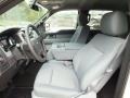 Steel Gray 2012 Ford F150 XLT SuperCrew Interior Color