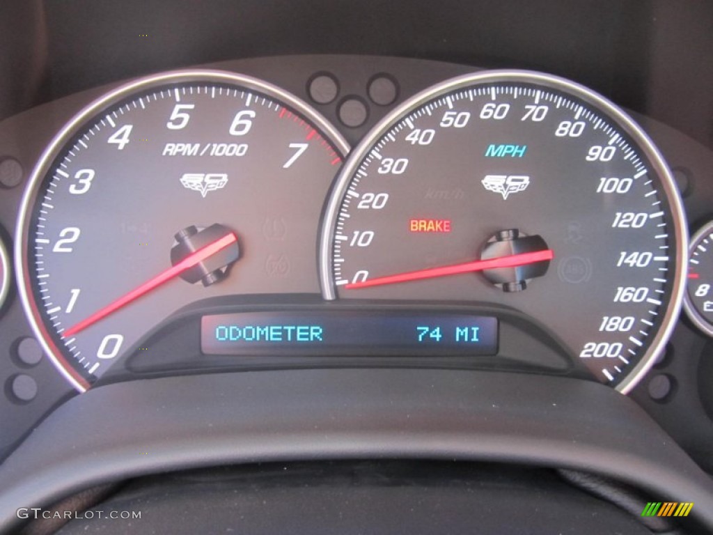 2013 Chevrolet Corvette Grand Sport Coupe Gauges Photo #72495898