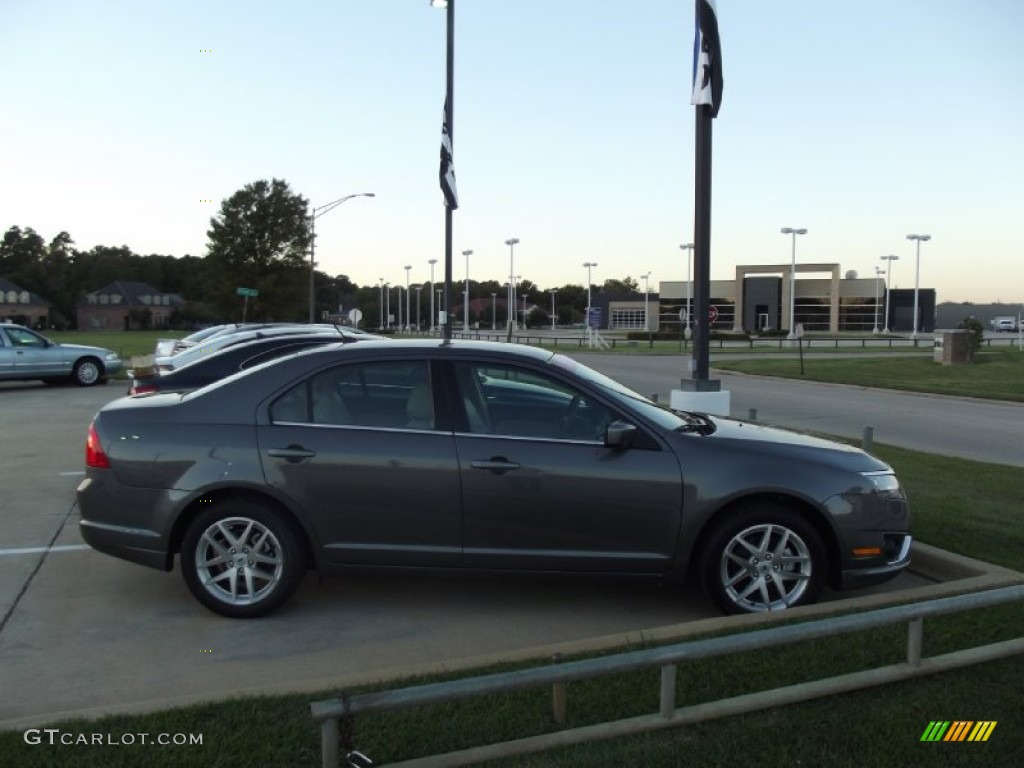 2012 Fusion SEL V6 - Sterling Grey Metallic / Medium Light Stone photo #5