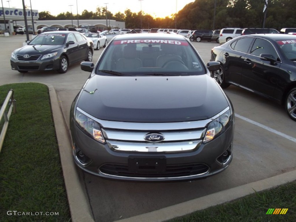 2012 Fusion SEL V6 - Sterling Grey Metallic / Medium Light Stone photo #6