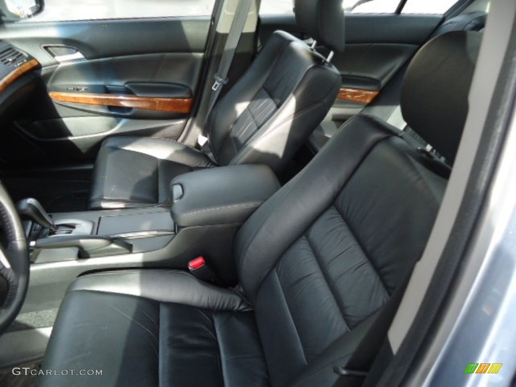 2011 Accord EX-L V6 Sedan - Celestial Blue Metallic / Black photo #4