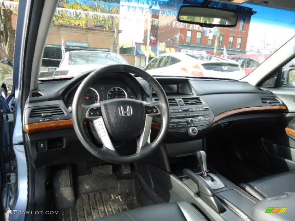 2011 Accord EX-L V6 Sedan - Celestial Blue Metallic / Black photo #6
