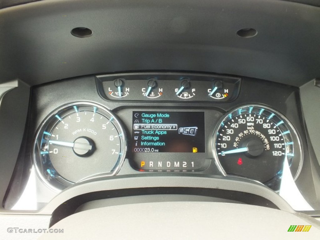 2012 Ford F150 XLT SuperCrew Gauges Photo #72496159