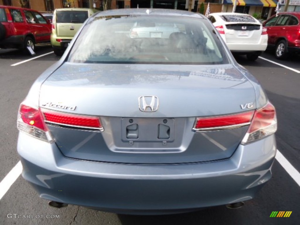 2011 Accord EX-L V6 Sedan - Celestial Blue Metallic / Black photo #17