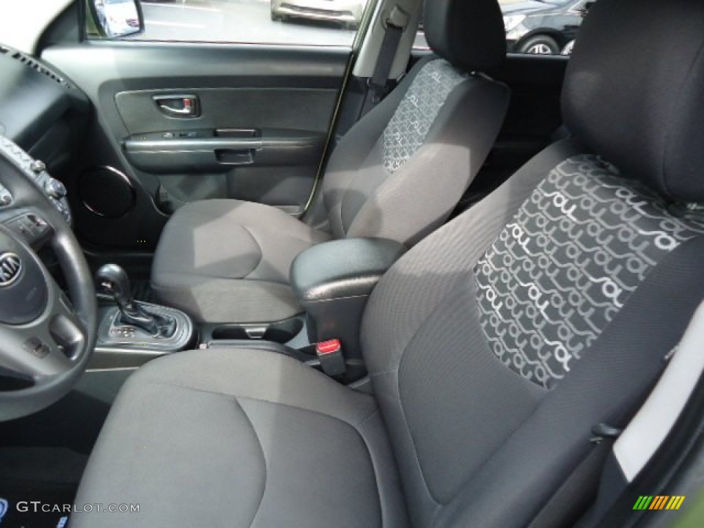 Black Soul Logo Cloth Interior 2011 Kia Soul + Photo #72496823