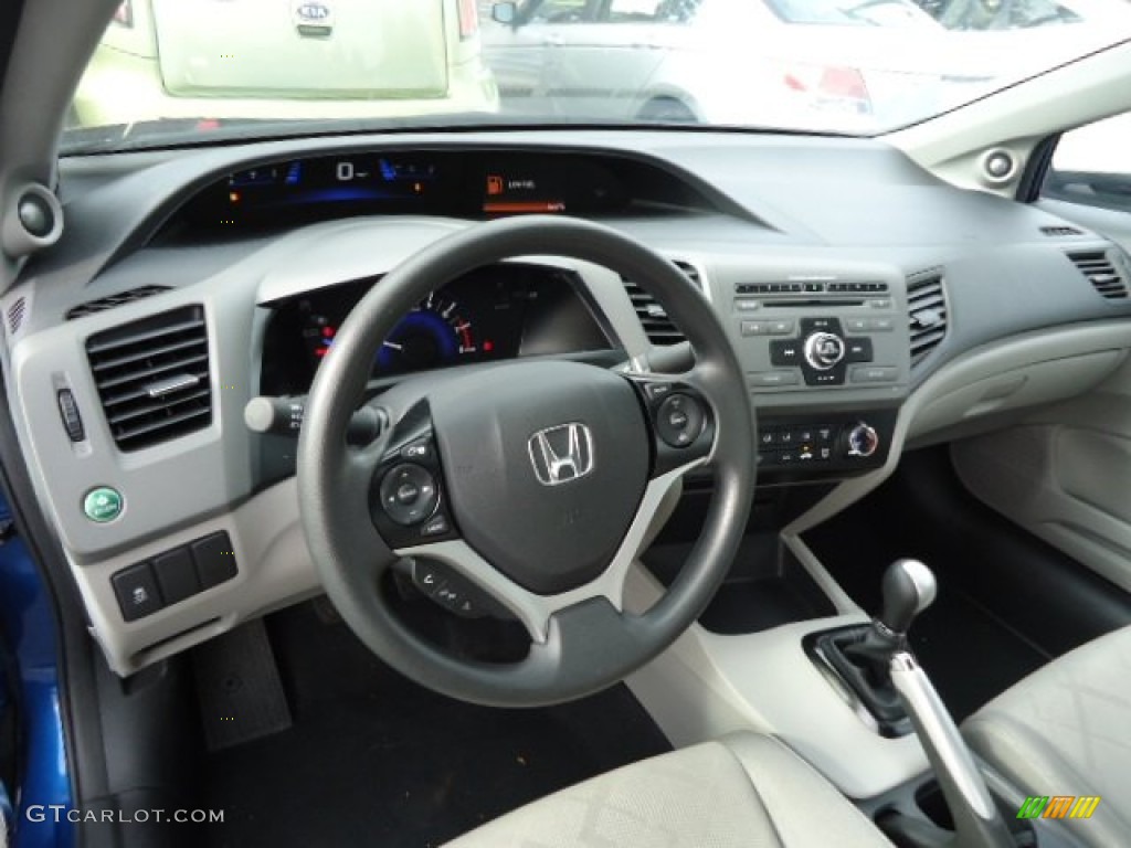Gray Interior 2012 Honda Civic Ex Coupe Photo 72497332