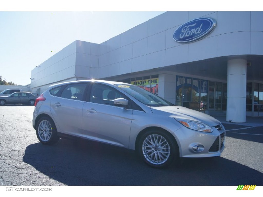 2012 Focus SEL 5-Door - Ingot Silver Metallic / Charcoal Black photo #1