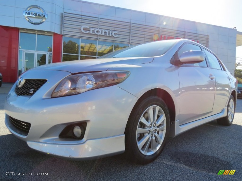 Classic Silver Metallic Toyota Corolla