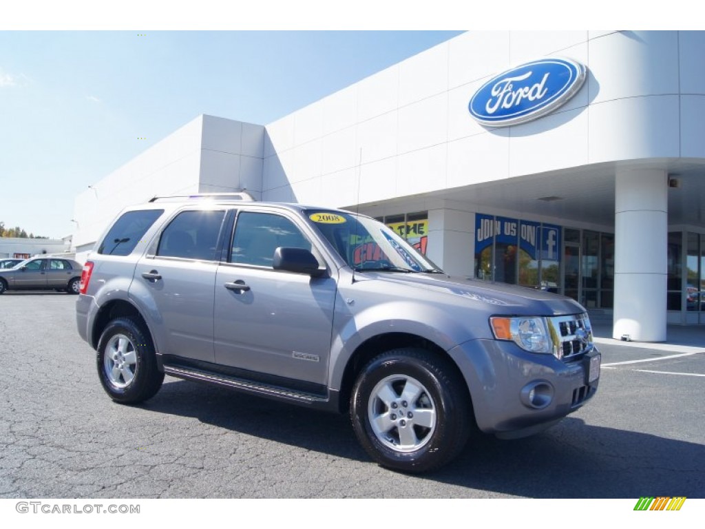 2008 Escape XLT V6 - Tungsten Grey Metallic / Camel photo #1