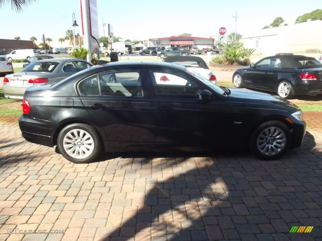 2009 3 Series 328i Sedan - Black Sapphire Metallic / Grey photo #6