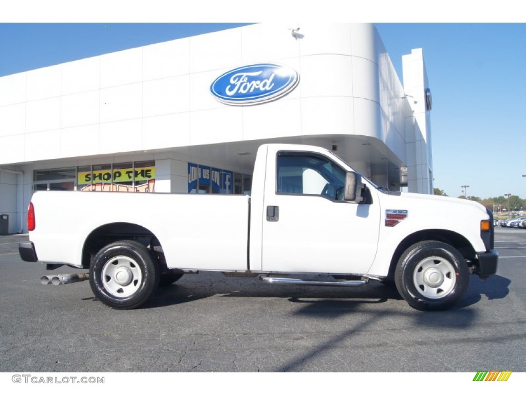 Oxford White 2008 Ford F350 Super Duty XL Regular Cab Exterior Photo #72500386