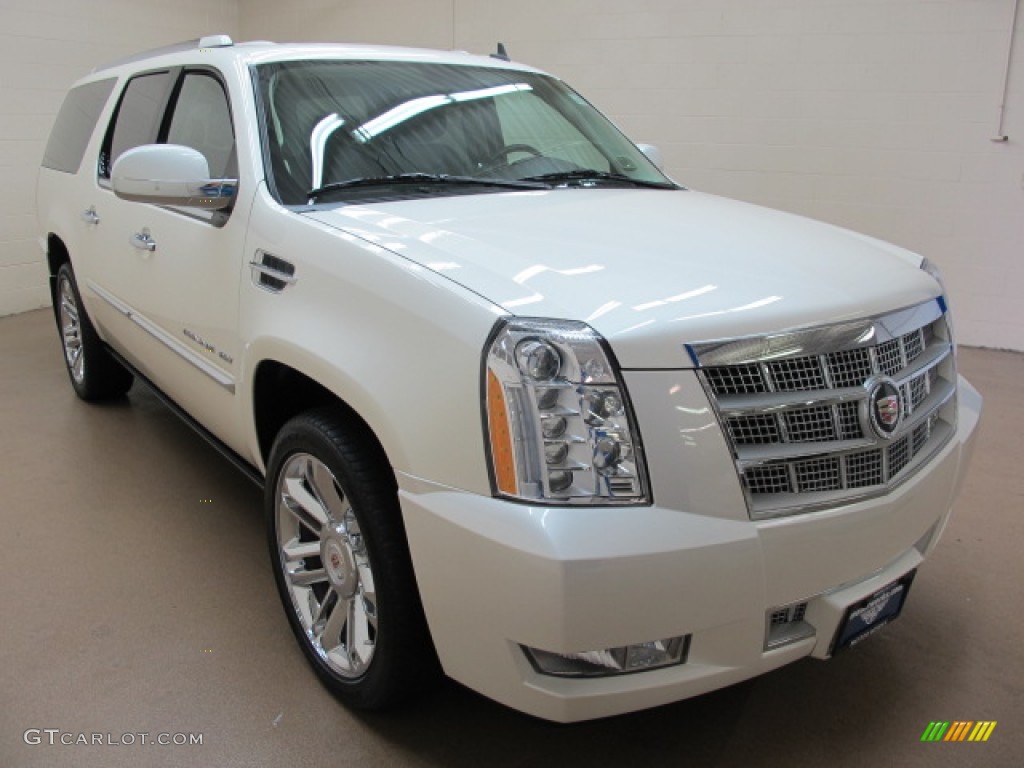 White Diamond 2010 Cadillac Escalade ESV Platinum AWD Exterior Photo #72500493