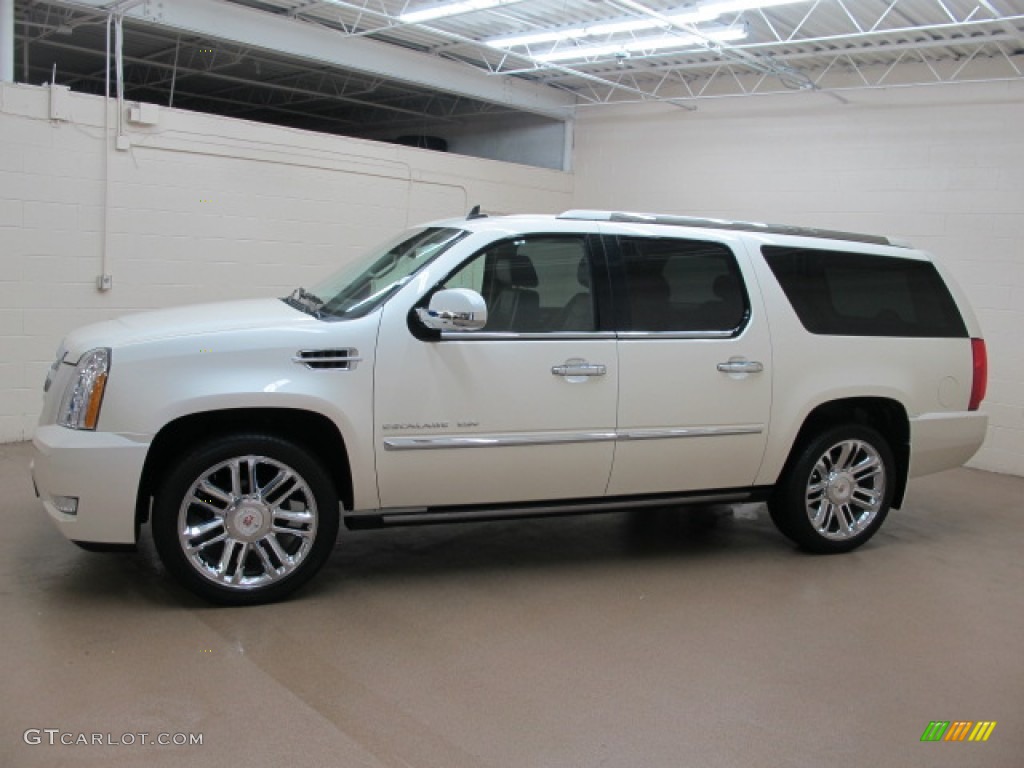 White Diamond 2010 Cadillac Escalade ESV Platinum AWD Exterior Photo #72500577
