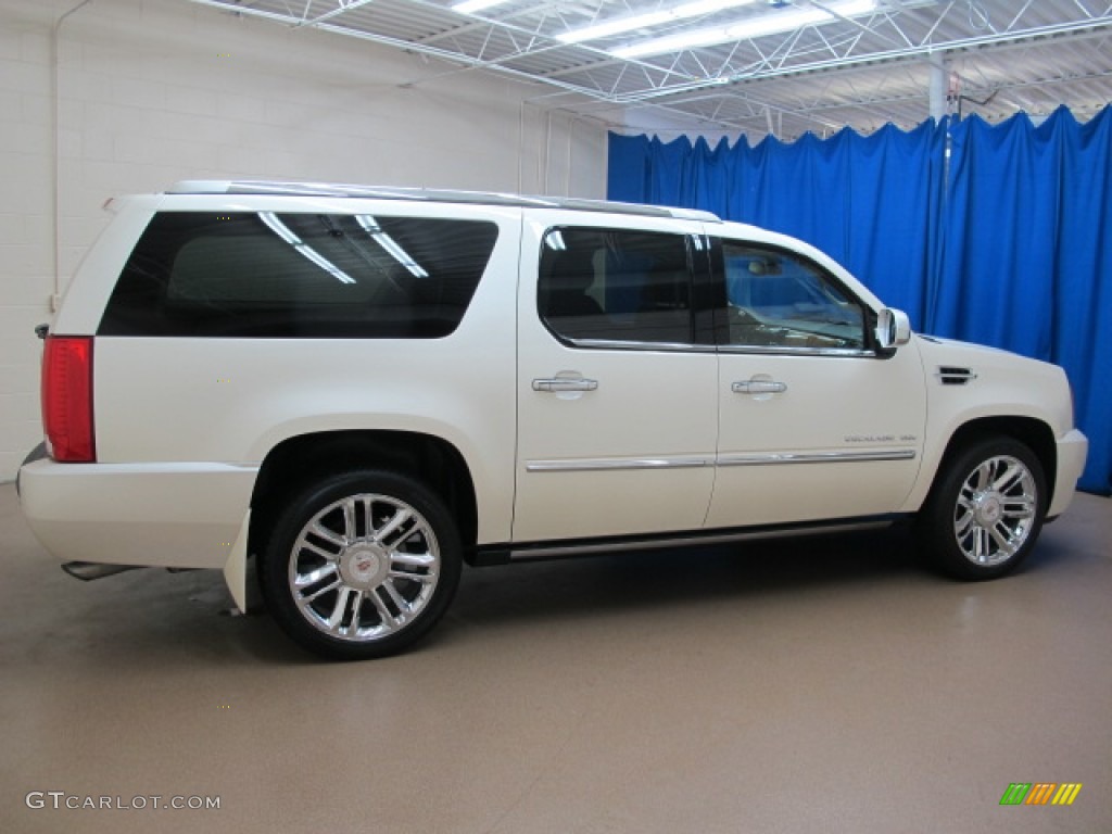 2010 Escalade ESV Platinum AWD - White Diamond / Cocoa/Light Linen photo #10