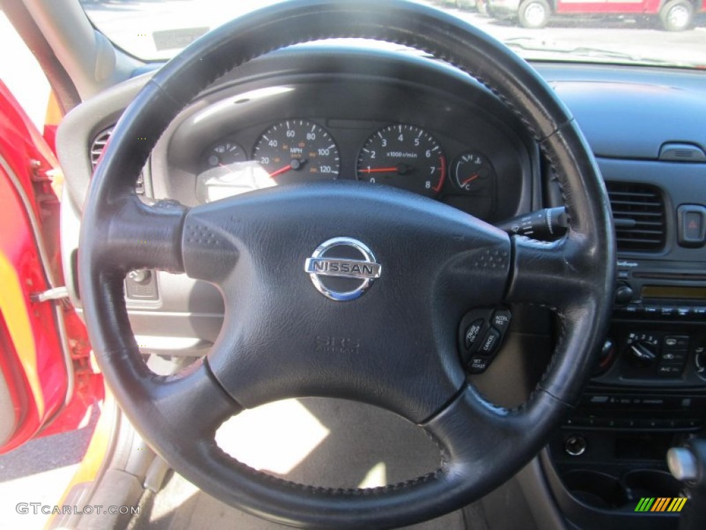 2005 Sentra 1.8 S Special Edition - Code Red / Charcoal photo #11