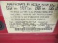 2005 Code Red Nissan Sentra 1.8 S Special Edition  photo #14