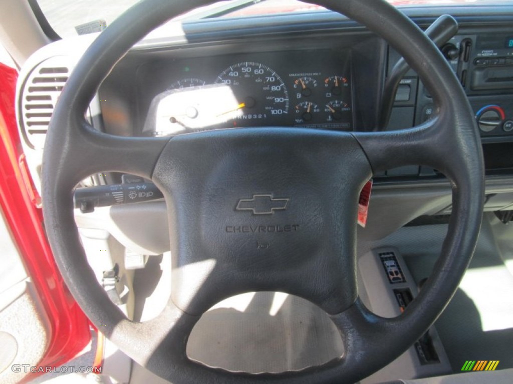 2000 Chevrolet Silverado 2500 Regular Cab 4x4 Graphite Steering Wheel Photo #72502152