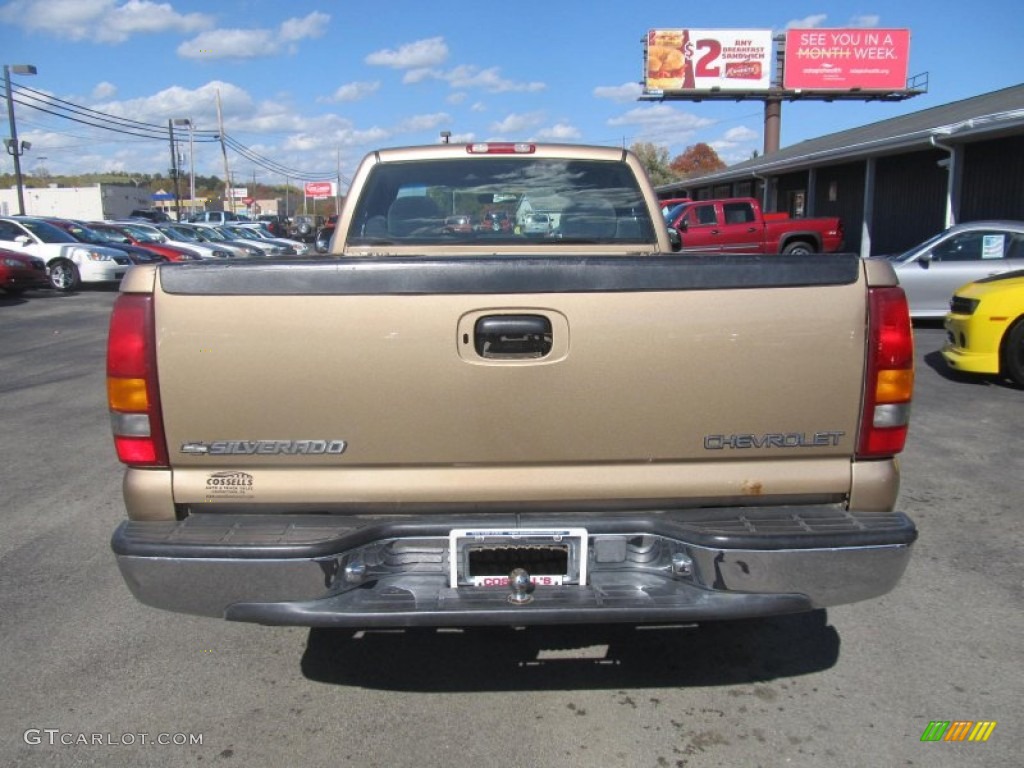 2000 Silverado 1500 Z71 Regular Cab 4x4 - Sunset Gold Metallic / Graphite photo #4