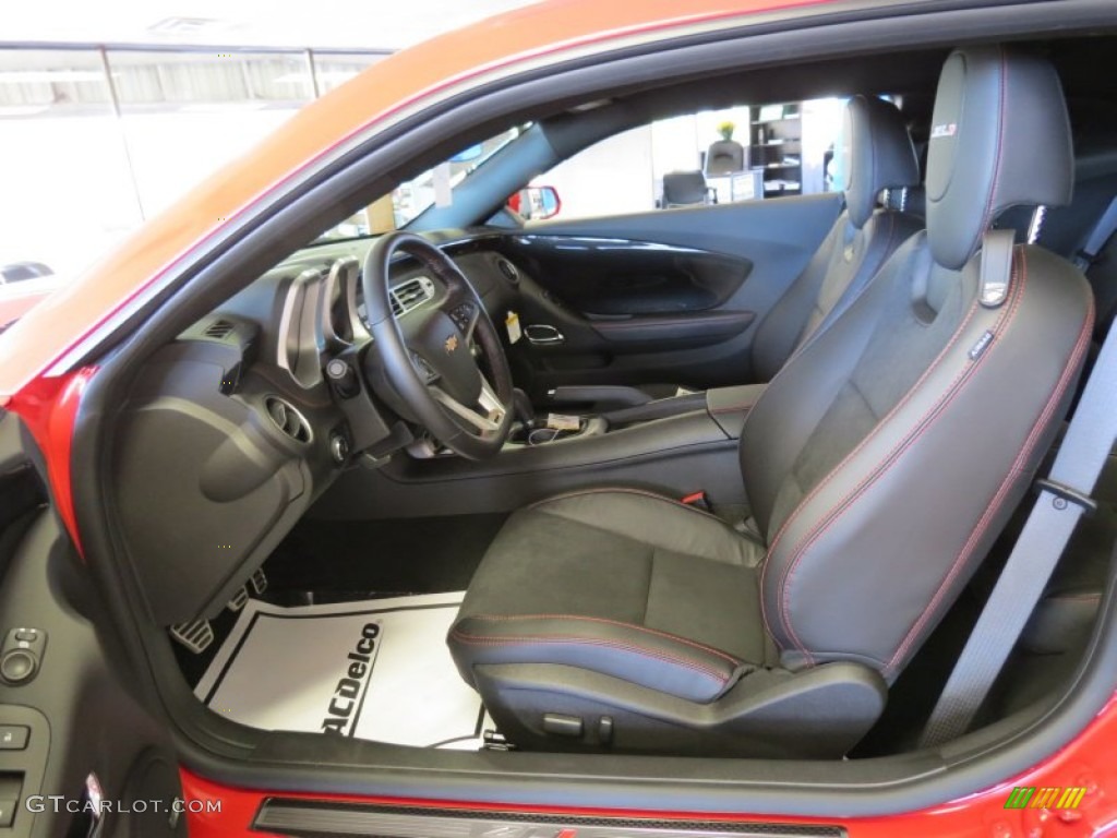 Black Interior 2013 Chevrolet Camaro ZL1 Photo #72502683