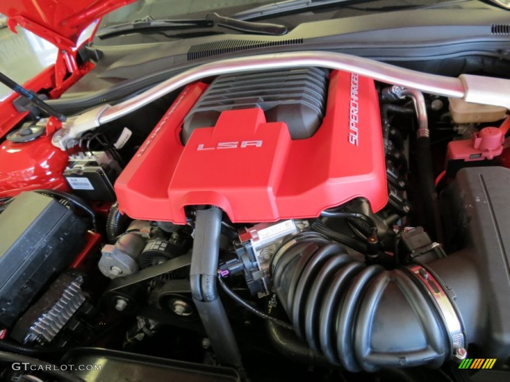 2013 Chevrolet Camaro ZL1 6.2 Liter Eaton Supercharged OHV 16-Valve LSA V8 Engine Photo #72502760