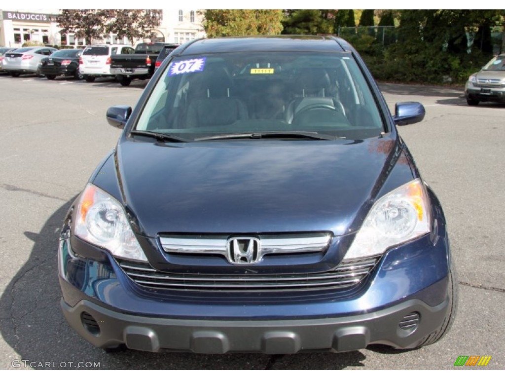 2007 CR-V EX-L 4WD - Royal Blue Pearl / Black photo #2