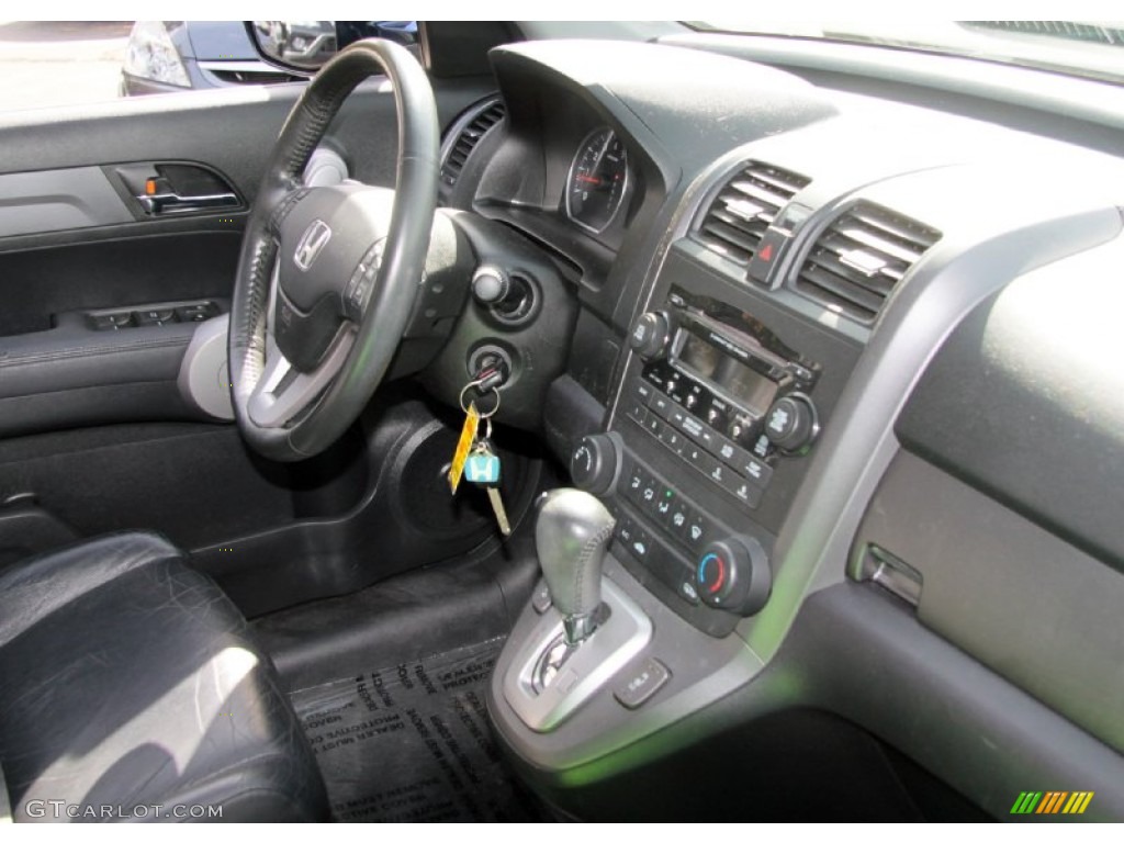 2007 CR-V EX-L 4WD - Royal Blue Pearl / Black photo #5