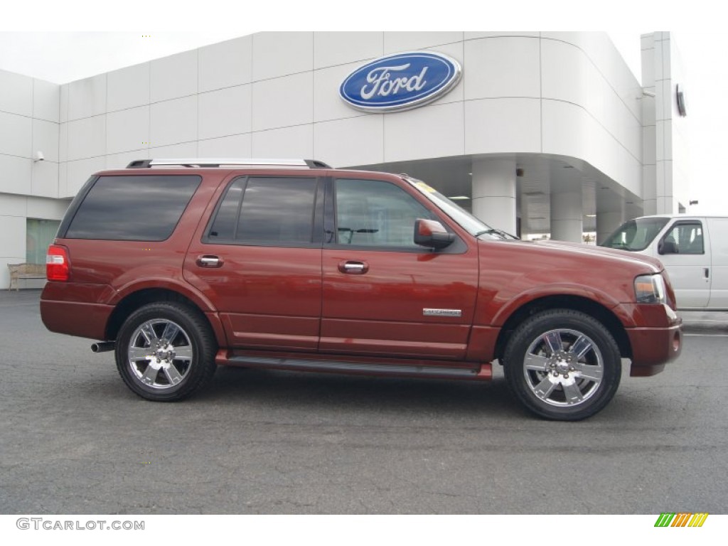 Dark Copper Metallic 2007 Ford Expedition Limited Exterior Photo #72503508