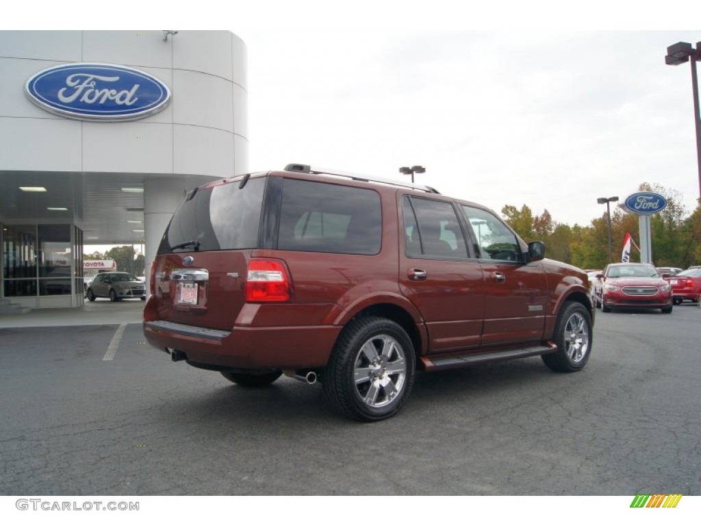 2007 Expedition Limited - Dark Copper Metallic / Charcoal Black photo #3