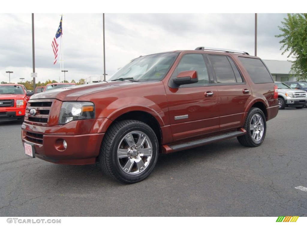 Dark Copper Metallic 2007 Ford Expedition Limited Exterior Photo #72503613
