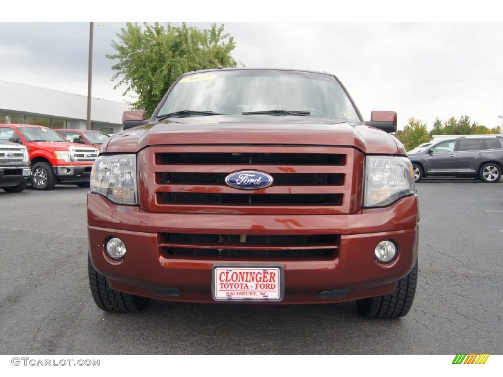 2007 Expedition Limited - Dark Copper Metallic / Charcoal Black photo #7